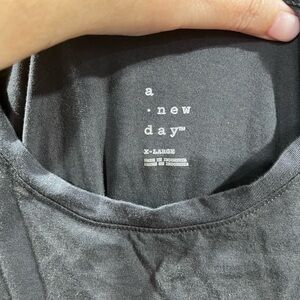 A New Day Charcoal Tee